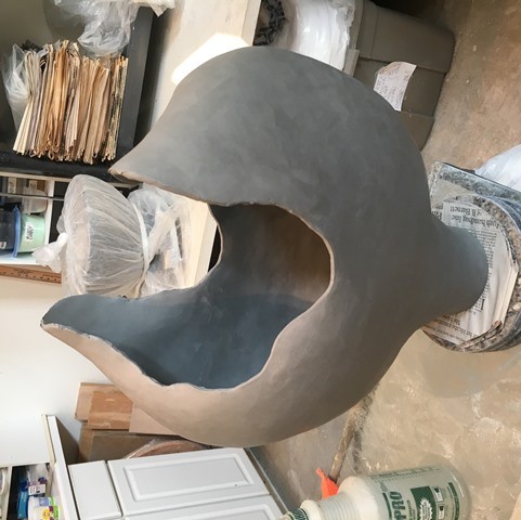 refining body shape and lip of "shell"