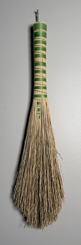 Thin Green Hawk Tail - for light sweeping