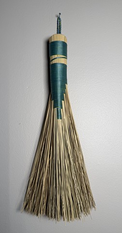 Green + Blue Striped Hawk tail - for admiration only