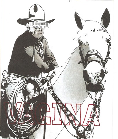 Cowboy, wild west, western, feminism, vagina, Old cowboy