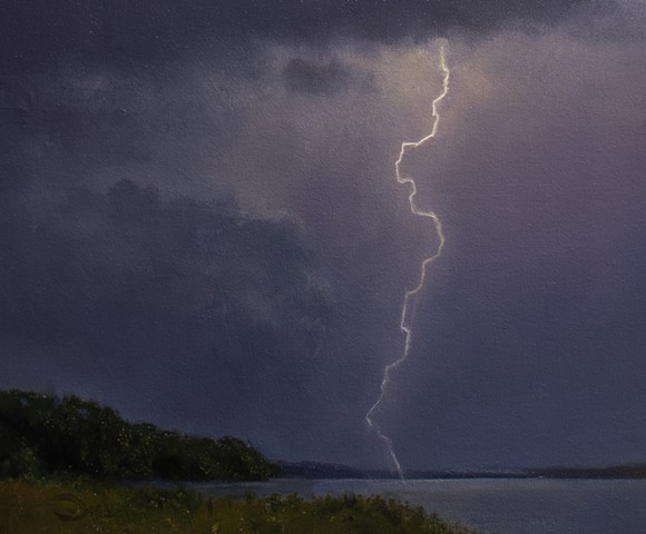 Devin Michael Roberts Art painting storms 
