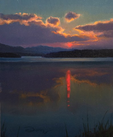 Devin Michael Roberts Artist Landscape Sunset Painting 