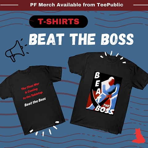 "Beat the Boss" Merch Promo Graphic