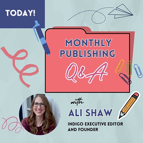 Monthly Publishing Q&A Promo Graphic