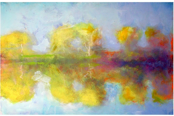 Yellow Dawn, acrylic, 40x60
