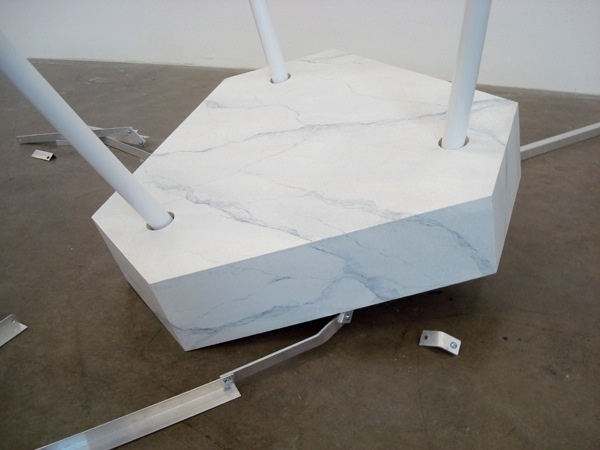 contemporary art sculpture mixed materials "faux marble" fallen lander klutch stanaway 