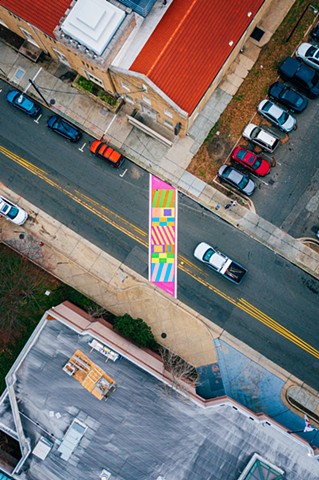 Crackling! 
Durham, NC 
220 Foster St in front of the Armory 
2019 

Commissioned by Durham Arts Council for City of Durham and funded by the NEA, NC Arts Council and additional public/ private partners.

photo: Estlin Haiss