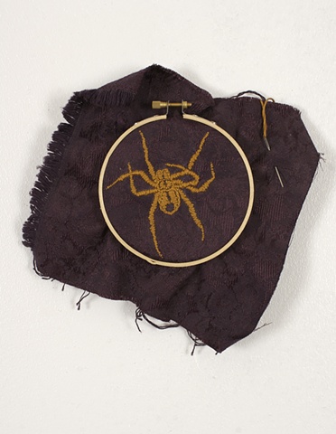 embroidery, spider, arachne