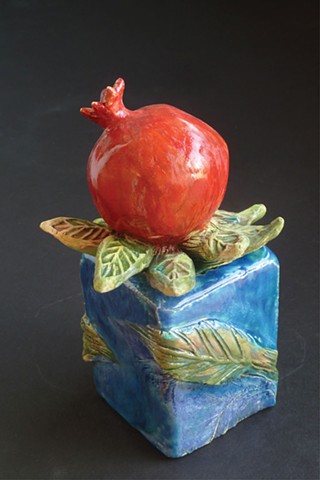Pomegranate on Blue Box
SOLD
