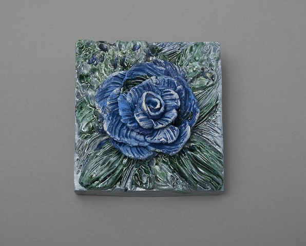 Blue Rose, wall plaque
SOLD