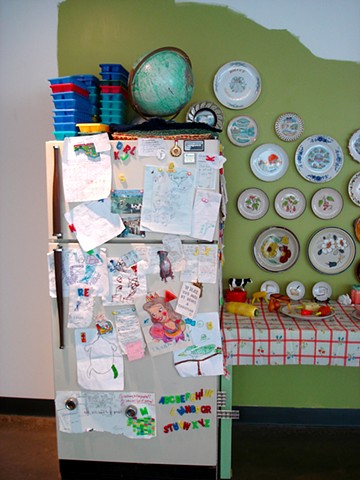refrigerator and drawing collection