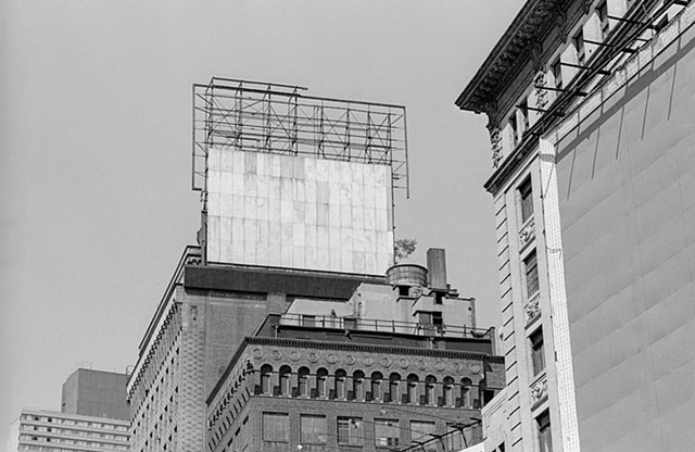 Empty Billboards, Times Square