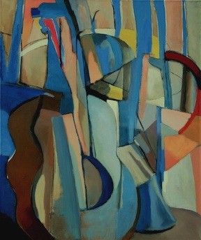 abstract, music, guitar