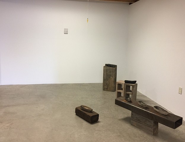 Exhibition view of Zeitbrechung Ilona Pachler at 5.Gallery 2018