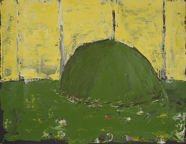 Mound XIV (Grass Is Greener or The Folly Of Walls)
