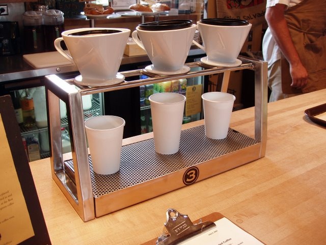 3 Cups Cone Drip Station