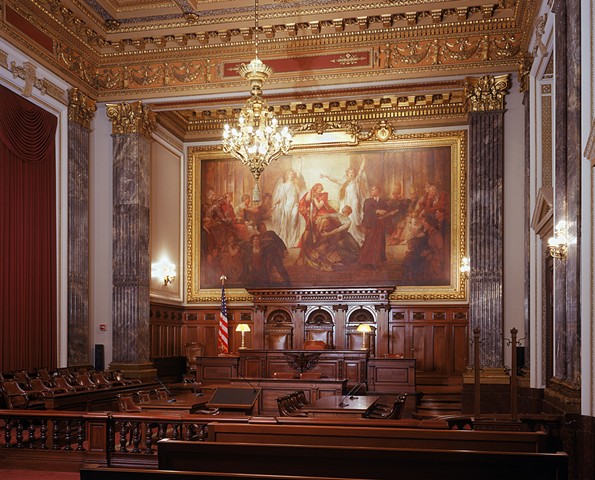 East Ceremonial Courtroom, Howard M. Metzenbaum United States Courthouse, Cleveland, Ohio
