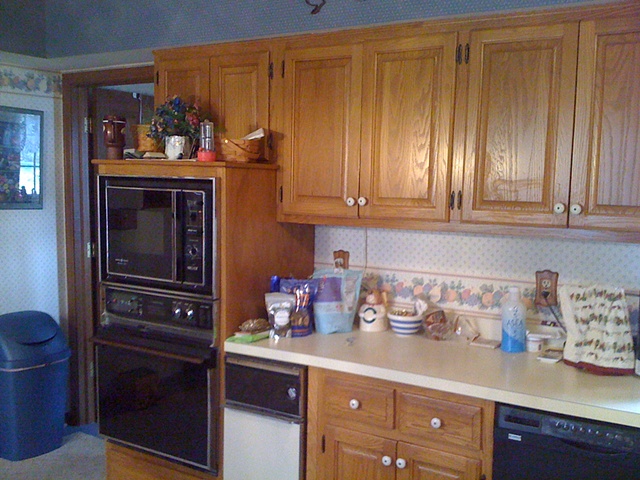 Kitchen on a Lake -- before