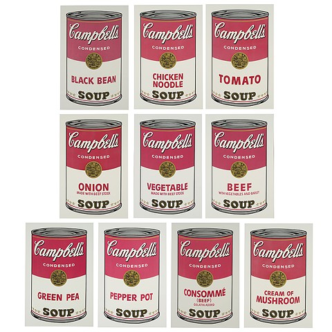 Andy Warhol- Campbell's Soup Cans