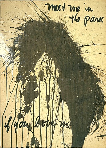 Frank O'Hara and Norman Bluhm- Poem Painting