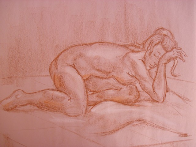 Life Drawing Nude / Close Up