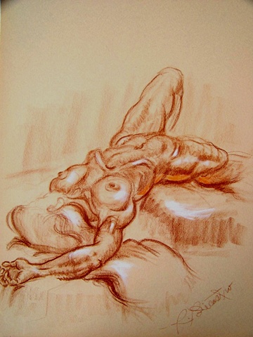 Woman Nude
Reclining pose