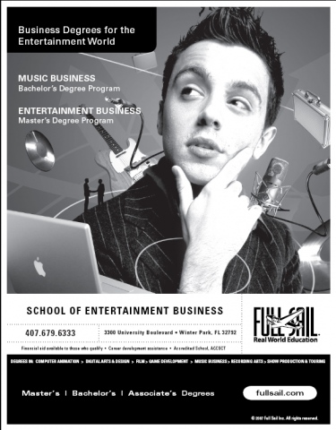 Full Sail: School of Film, Art, Design, Music & Media Production 