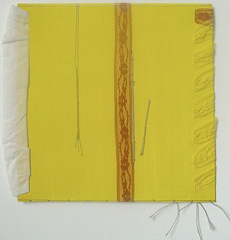 yellow thread lace minimalist