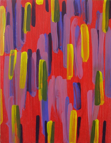 brushmarks minimalist colorful hot vibrant