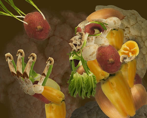 collage vegetables