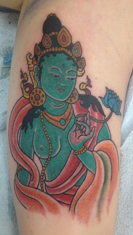 Green Tara Tattoo