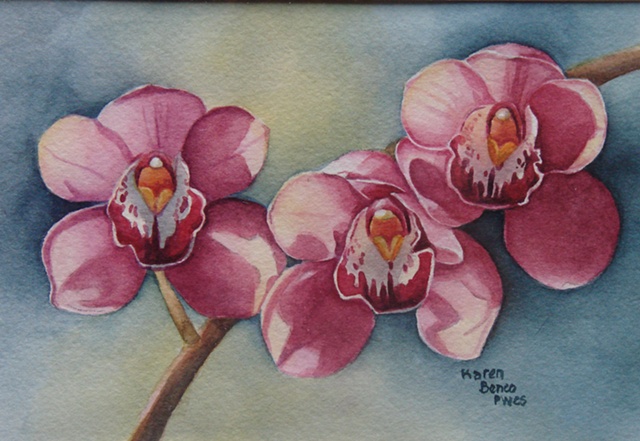 Orchid Pink Trio-Framed