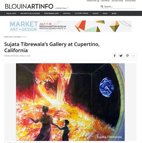 Sujata Tibrewala’s Gallery at Cupertino, California