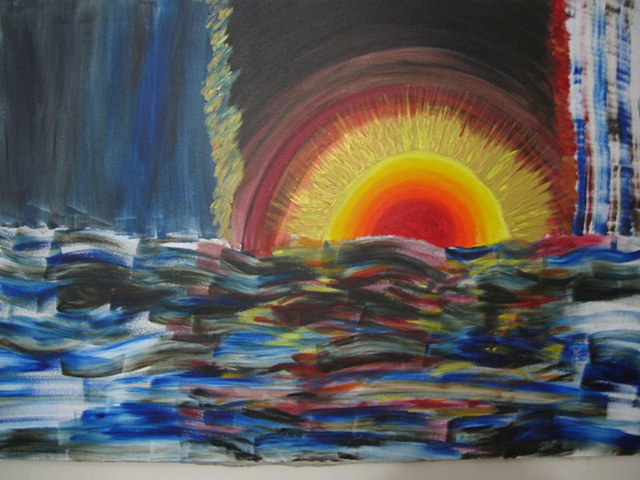 Conceptual Acrylic Painting on Canvas