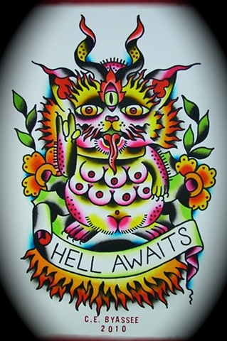 Hell Cat (split sheet)