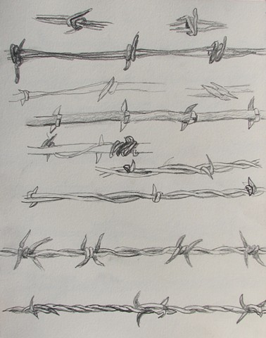 Barbed Wire Study 1