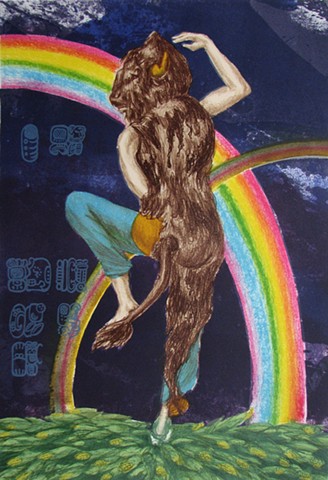 Mayan midwife goddess rainbow 
