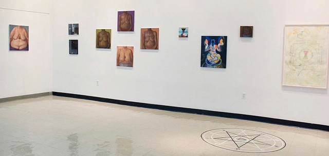 Installation view, She Ritual at Westchester Community College Center for the Arts