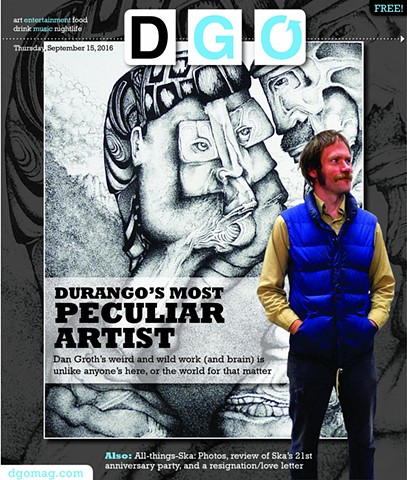 Cover story about Groth from DGO magazine