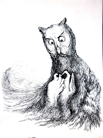 dostoevsky owl clutching fists tree