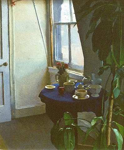 Studio Table and Plant