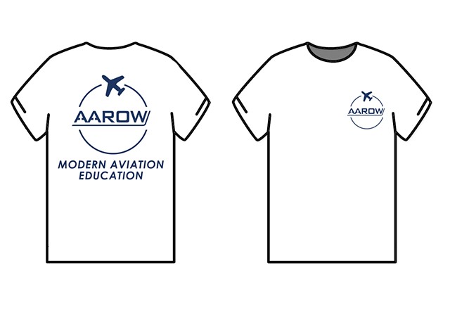 AAROW White T-shirt Design