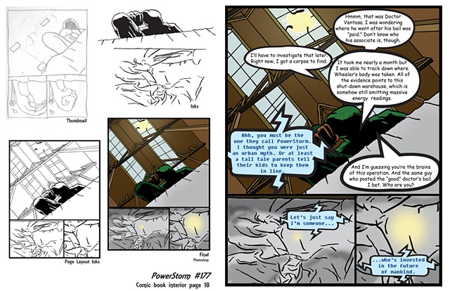 PowerStorm #177 interior page 18 process