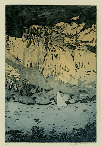 etching, cave, time crystal, monolith, portal, time travel