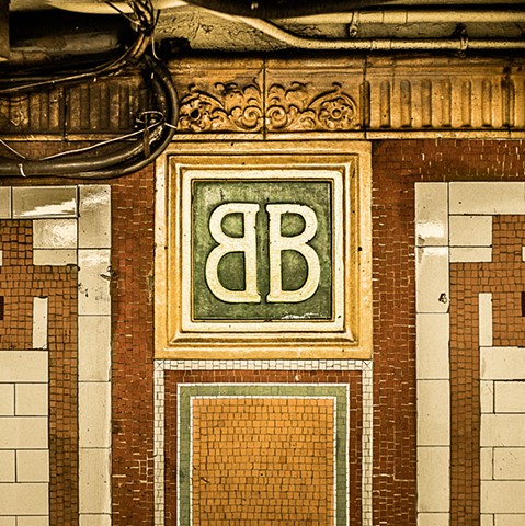 Photograph of the Brooklyn Bridge Subway Station, Brooklyn, NY, by Judith Ebenstein
