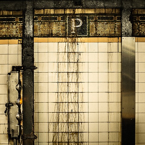 Photography of the Park Place Subway Station, Lines 2, 3, Manhattan, NY, by Judith Ebenstein