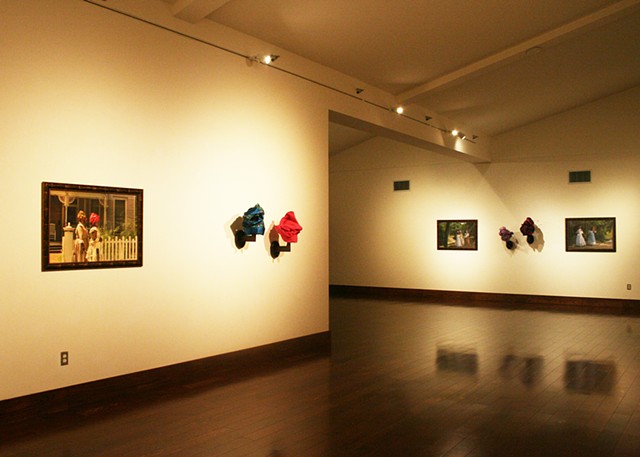 Tignon Exhibition View at South Dallas Cultural Center, Dallas, Texas.