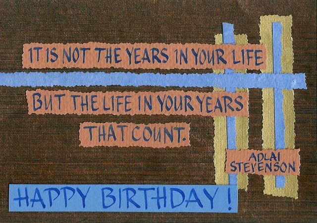 Happy Birthday; Stevenson - Age in Years