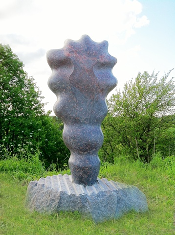 Mara is one of the goddess series she is  a granite sculpture located at Pedvale Open Air Museum