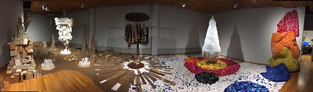 This was an installation at the Fitton Center for Creative Arts in Hamilton Ohio.